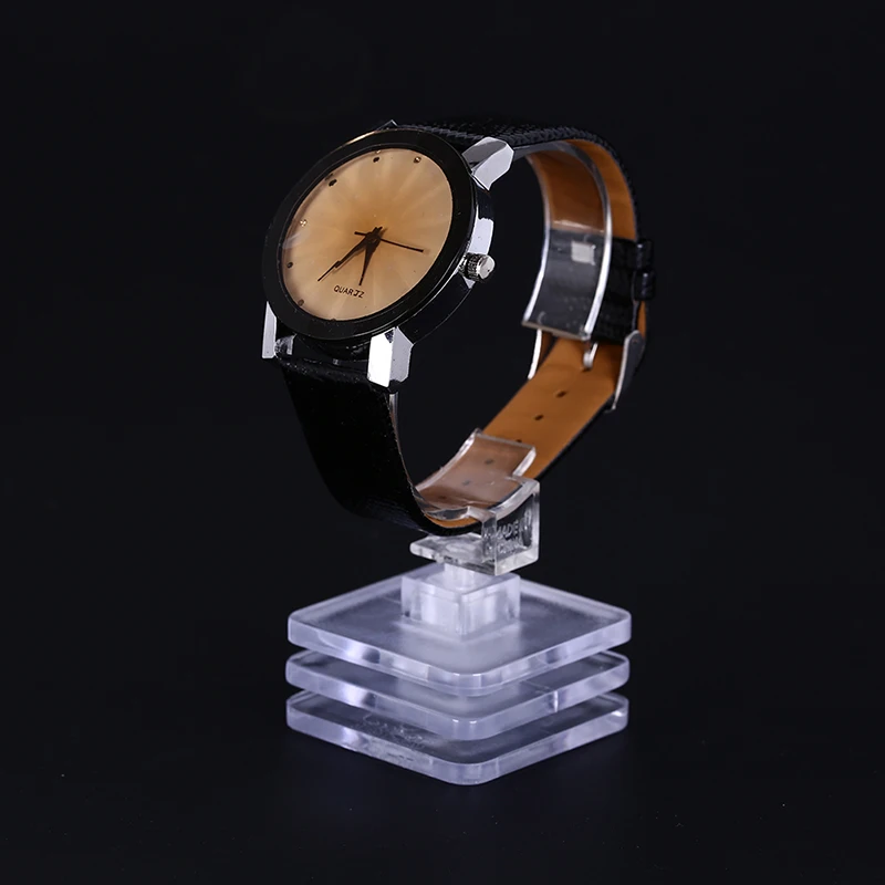 Clear C-Model Jewelry Organizer Stand Stand Watch Bracelet Bangle Showing Display Holder Rack Station Jewelry Hard Display