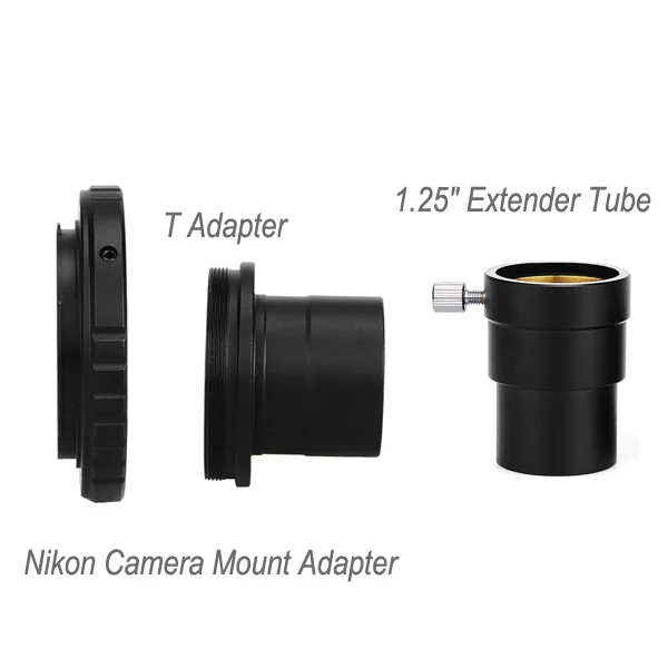 Laida 1.25 Extension Tube + M42 T-Ring Adapter +Camera Mount Adapter (6)