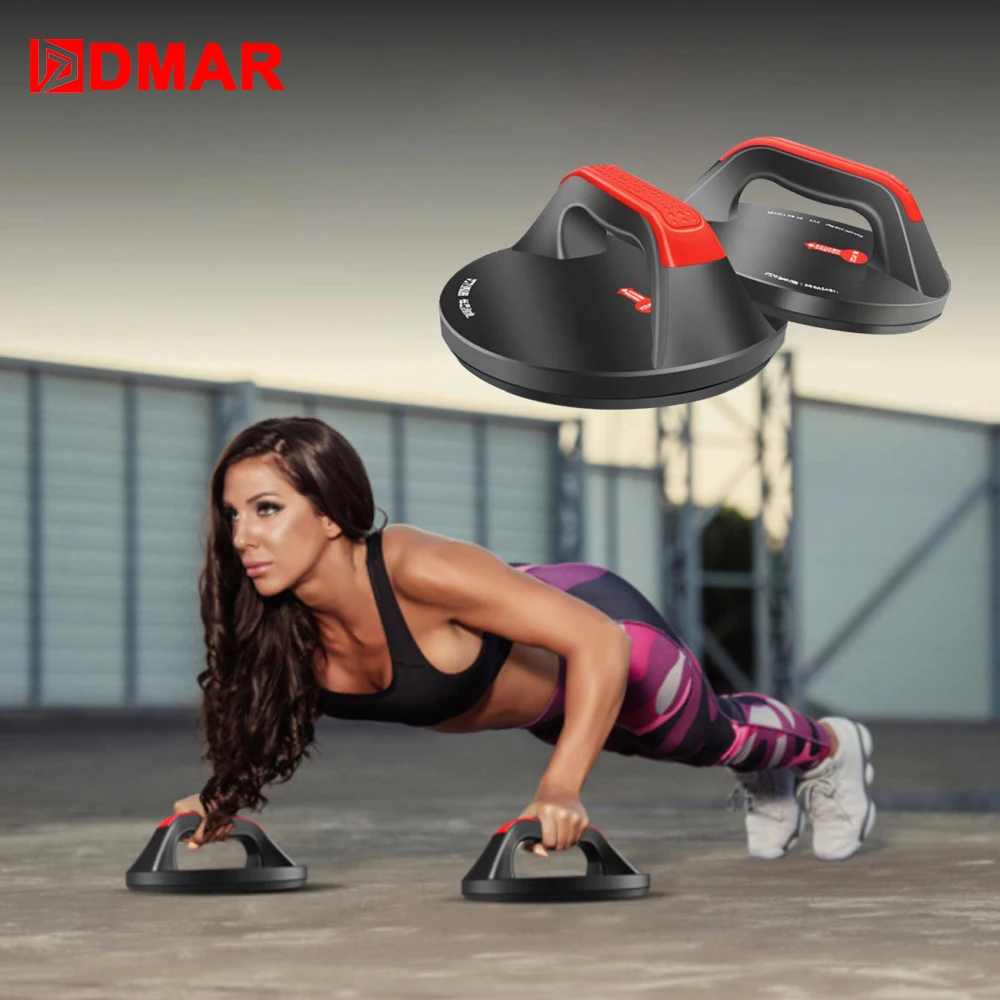 

DMAR New 1 Pair Push-up Bracket Support For Arms Back Abdominal Belly Core Training Abdominal Fitness Exercise Gym Home