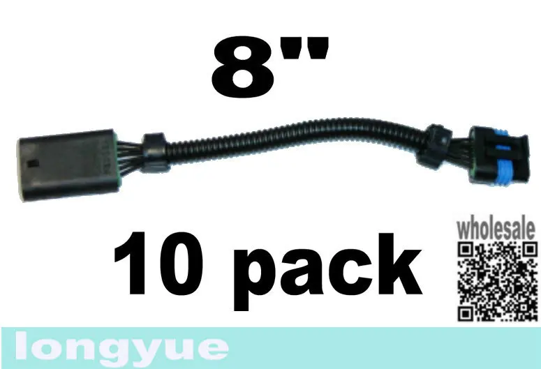 

longyue 2pcs short 6.5 6.5L turbo diesel FSD PMD relocation extension harness/ cable for cooler plate 20cm