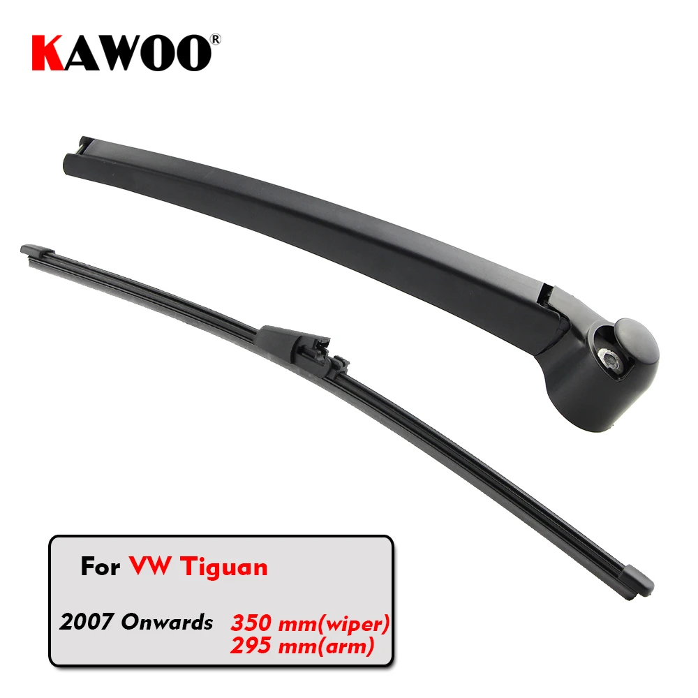KAWOO Car Rear Wiper Blade Blades Back Window Wipers Arm For Volkswagen Tiguan Hatchback (2007 Onwards) 350mm Windscreen Wiper KAWOO Car Rear Wiper Blade Blades Back Window Wipers Arm For Volkswagen Tiguan Hatchback (2007 Onwards) 350mm Windscreen Wiper