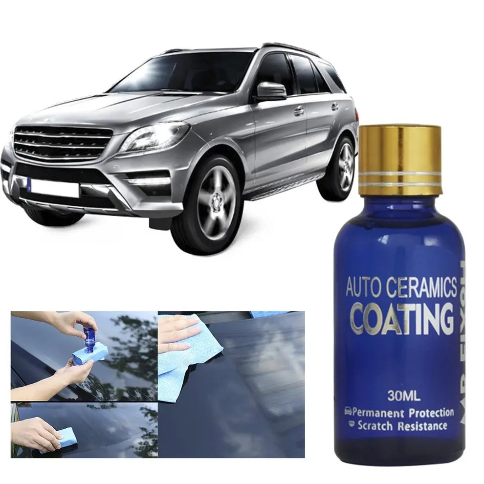 

30ml Crystalline Plating Car Motorcycle Polish Liquid 9H Ceramic Coating Nano Hydrophobic Glass Coating Car Styling Accessory