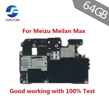 

JUN FUN Unlocked Electronic Panel Mainboard Motherboard Circuits Flex Cable With Firmware For Meizu Meilan Max 64GB