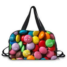 3D для тортов с принтом Новая мода большой емкости Дамский багаж сумка дорожная сумка с принтом дорожная сумка для багажа Повседневная сумка