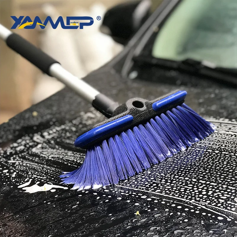 Car Wash Brush Cleaning Mop Chenille Broom Water Flow Windows Squeegee Telescoping Handle Foam Bottle Car Accessories Xammep