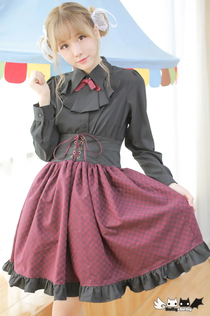 Prinses zoete lolita rok h paars blauw wijn oude manieren tall taille rok grote draw string vierkante set losse rok Dolley-0055 Prinses zoete lolita rok h paars blauw wijn oude manieren tall taille rok grote draw string vierkante set losse rok Dolley-0055