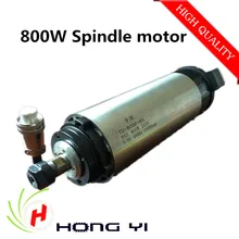 Лучшие цены 0.8KW мотор шпинделя воздушного охлаждения, 800 Вт шпиндель с воздушным охлаждением для гравировального станка с ЧПУ