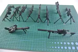 Пластик пистолет Модель 1:8 Соберите огнестрельное оружие MG42 Barrett Гатлин винтовка пистолет классический Сборка строительные игрушки 10