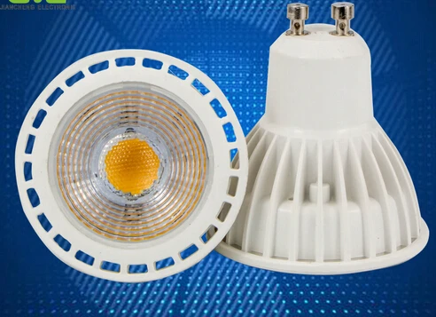 

50pcs LED Spotlight Lamp Bulb Dimmable GU10 DC12V AC 110V 220V 7W Epistar Chip Warm Cool White COB Spot Light Downlight