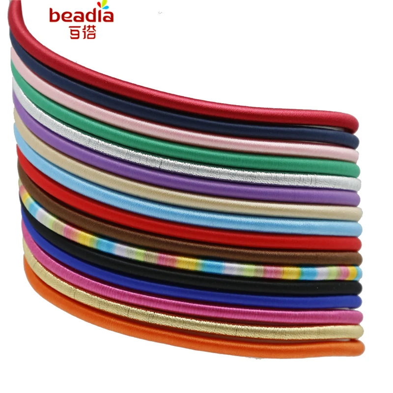 

1pc Thickness5mm(8mm)XLength45cm Rayon Cord(Rayon Winding Hose) For Nceklaces Bracelets Fashion Jewelry Making Craft Accessories