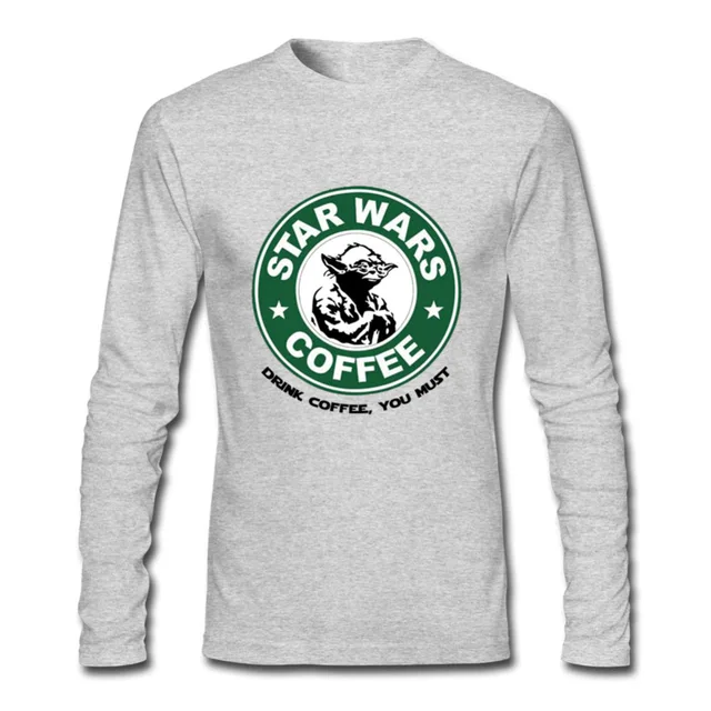 Best Price 2018 New T Shirt Star Wars COFFEE Clothes For Men Printer O-neck Cotton Long Sleeve T-Shirt male fashion tshirt power ranger bts Best Price 2018 New T Shirt Star Wars COFFEE Clothes For Men Printer O-neck Cotton Long Sleeve T-Shirt male fashion tshirt power ranger bts