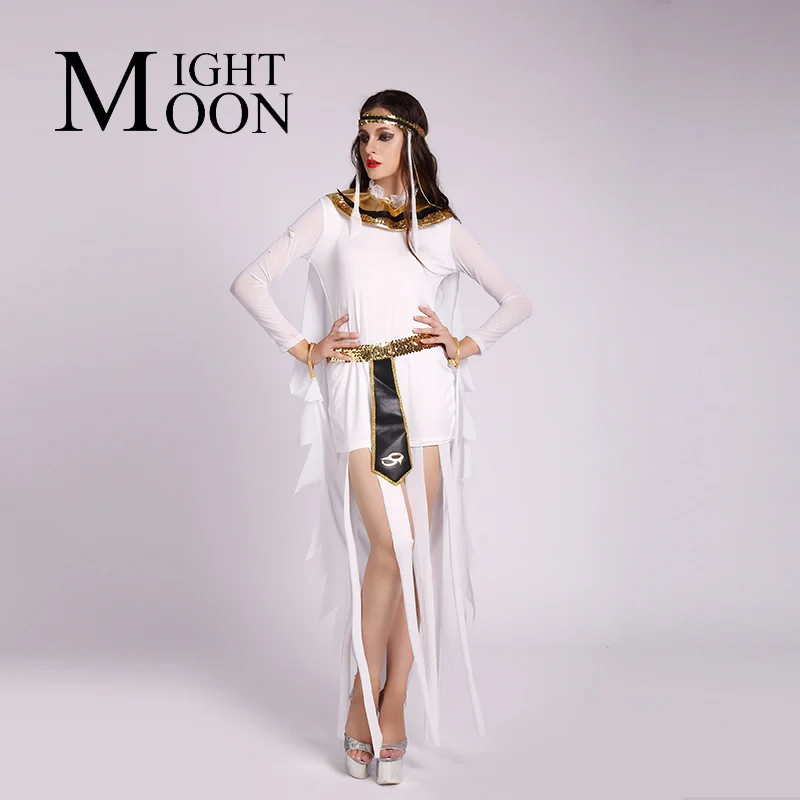 Adults Egyptian Queen Goddess Cleopatra Women Fancy Dress Costume
