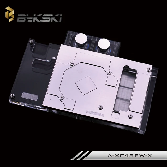 Bykski A-XF48BW-X GPU Water Cooling Block for XFX GTS RX 480 580