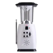 Портативный светодио дный светодиодный ночник fm-радио Солнечная энергия ручная рукоятка литиевая батарея питание открытый кемпинг телефон зарядное устройство Зарядка радио S