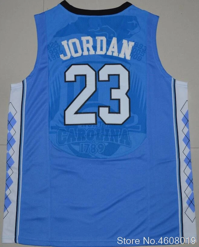Mens Throwback Men's Jordan 23 College JERSEYS North Carolina Tar Heels BASKETBALL JERSEYS