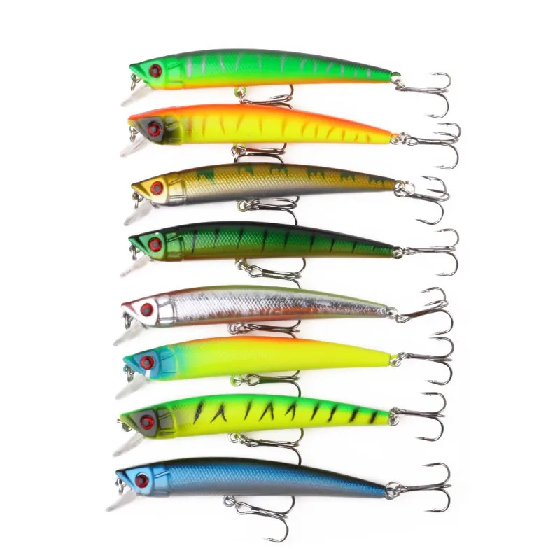 Iscas de Pesca Atacar para Água Doce de Água Pesca do Salmão Kit de Lote Misto Iscas Ganchos Salgada Baixo Truta 43 - 53 56pcs 4 Iscas artificiais