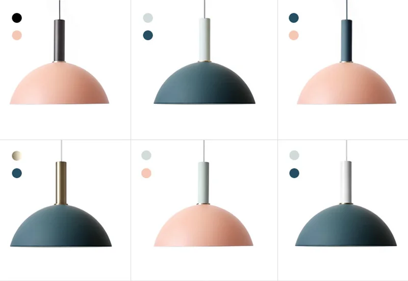 Nordic Simple Pendant Light E27 LED Modern Creative Hanging Lamp DIY Lighting Fixture for Bedroom Living Room Restaurant Bar (2)