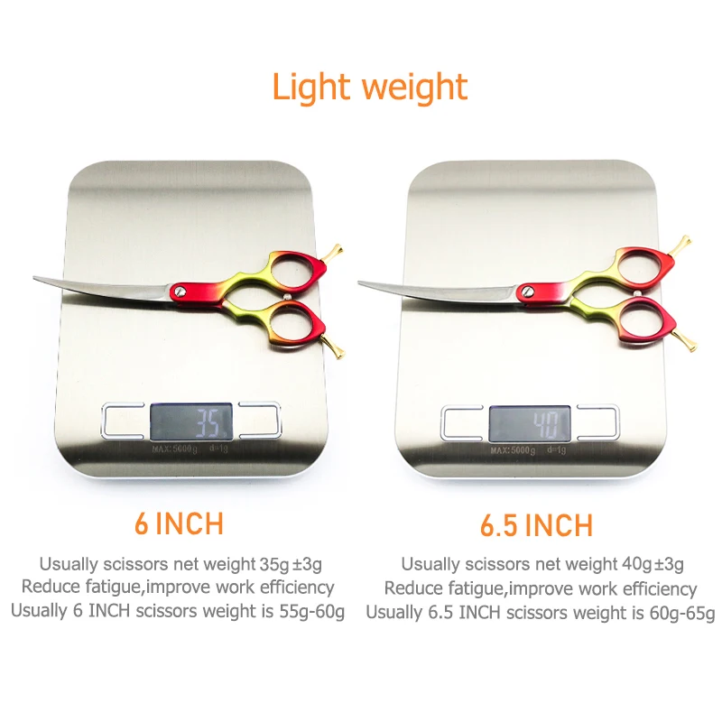 Профессиональные ножницы для стрижки собак изогнутые ножницы для стрижки собак Ножницы для домашних животных 6 дюймов 6,5 дюймов изогнутые ножницы для кошек Super JP440C