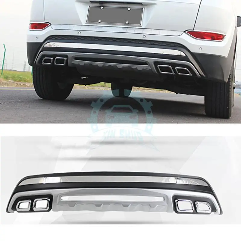 For Hyundai Tucson 2015 2018 Rear Bumper Protect Board Guard Turbo Lip