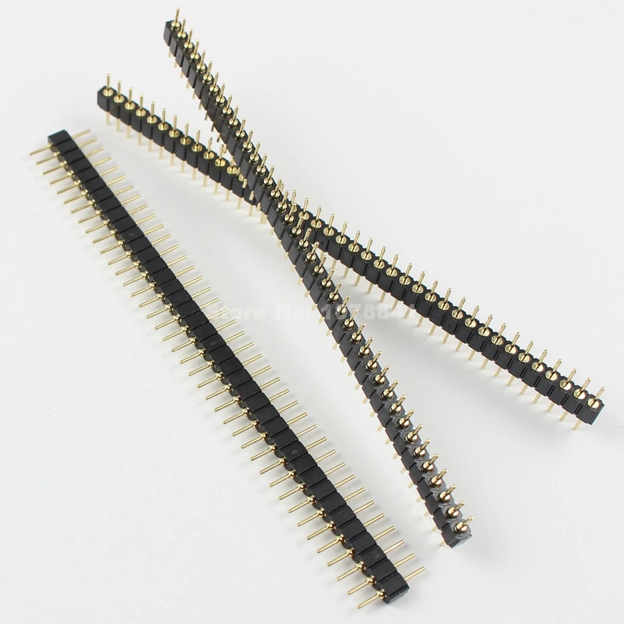 

5 Pcs Per Lot Gold Plated 2mm 2.0mm Pitch 40 Pin Male Straight Round Pin Header Strip