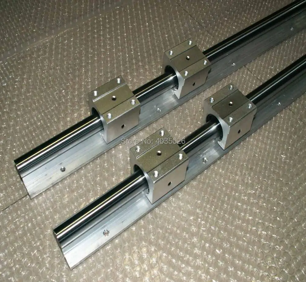 SBR20-1800mm 20 мм линейный слайд направляющий вал 2 Железнодорожный + 4 SBR20UU подшипник