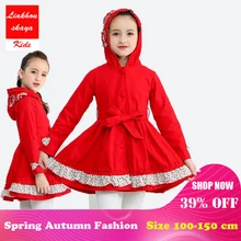 Liakhouskaya/ г. зимнее платье для девочек длинный стильный детский Тренч весеннее пальто ветровки для девочек куртки для подростков, одежда для 12 лет