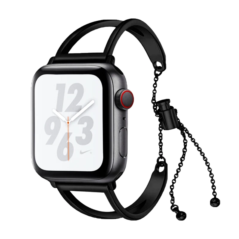 Браслет для apple watch band 4 5 3 44 мм 42 40 38 металлический ремешок из нержавеющей стали iwatch