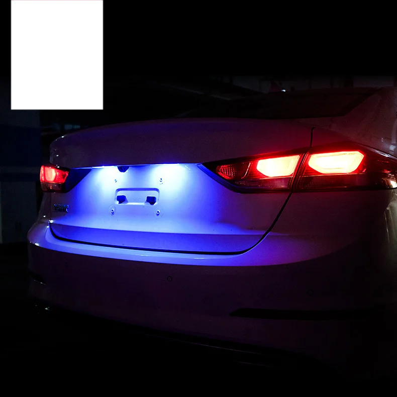 Lsrtw2017 светодиодный автомобильный номерной знак для hyundai elantra 2016 2017 2018 2020|Лепнина