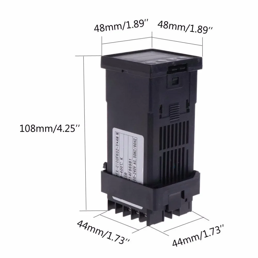 RKC REX-C100 REX-C100FK02-M* AN DA цифровой PID контроль температуры контроллер Лер термостат релейный выход к Тип входного AC110-240V