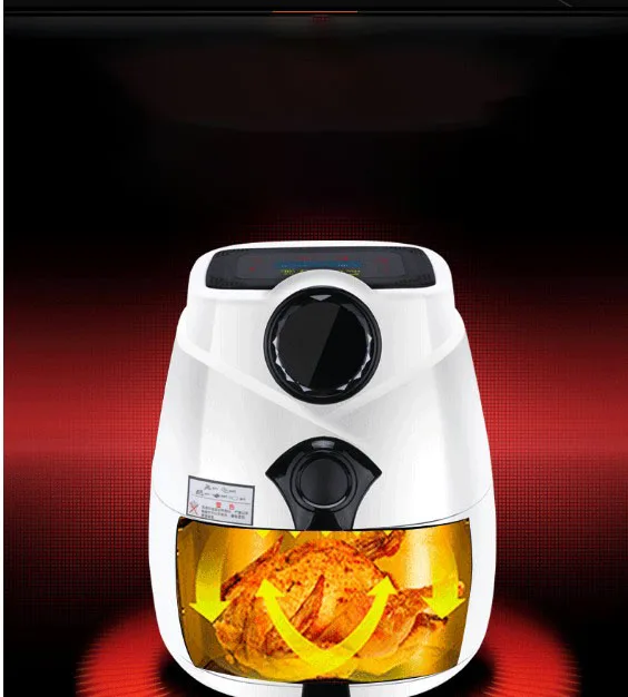 2.5L Automatic large capacity electric fryer electric oven air fryer household multi-function intelligence Intelligent touch (5)
