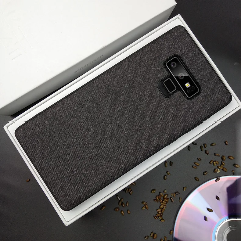 

Minimalism FABRIC Soft Cover for Samsung Galaxy S8 S9 S9 Plus Color Cloth Protective Back Case for Samsung galaxy Note9 Note8