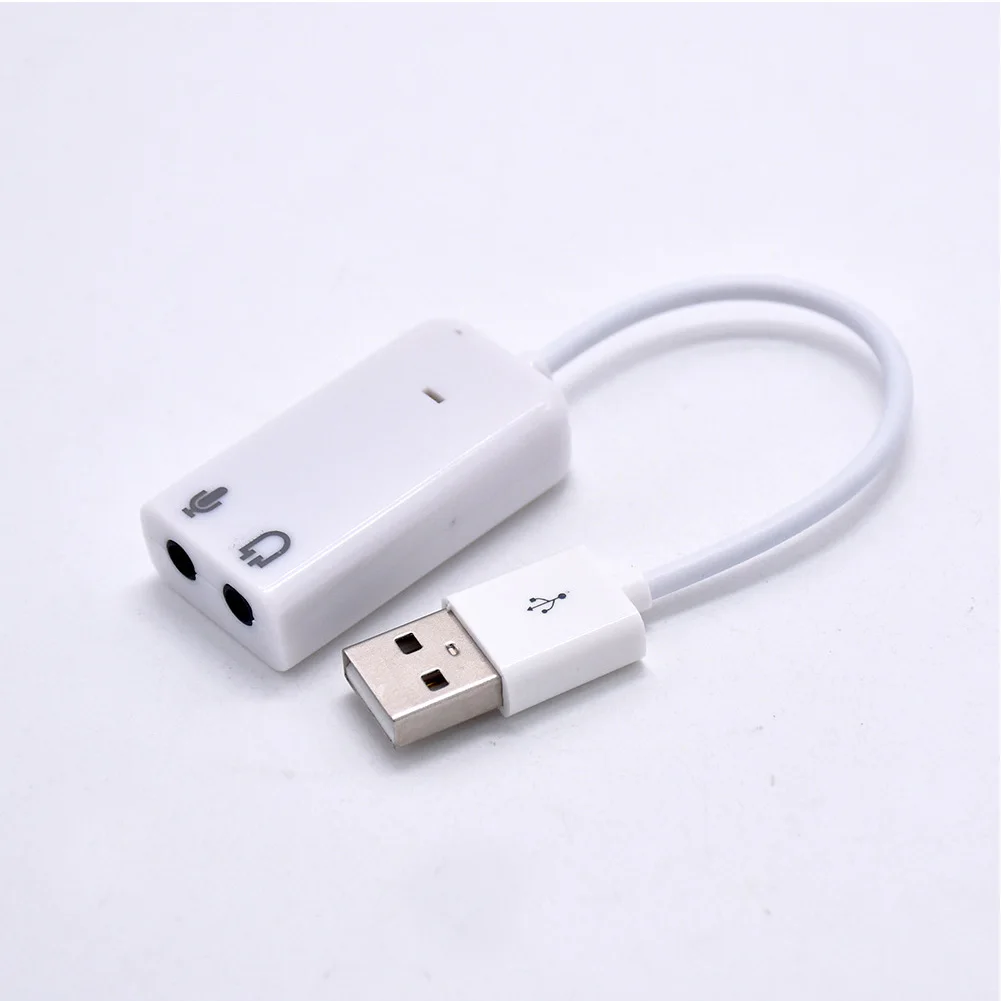 USB звуковая карта Virtual 7,1 3D внешняя звуковая карта USB 3,5 мм наушники Micphone Звуковая карта для портативных ПК