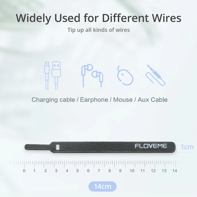 FLOVEME Cable Winder Wire Organizer Clip Cable Management Charger Computer Mouse Earphone USB Cable Holder Protector Universal FLOVEME Cable Winder Wire Organizer Clip Cable Management Charger Computer Mouse Earphone USB Cable Holder Protector Universal