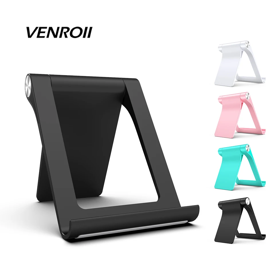 Venroii Finger Ring Holder Phone Support for iPhone XR 8 7 6s X Plus Universal Cellphone Bracket for Samsung Xiaomi Tablet Stand