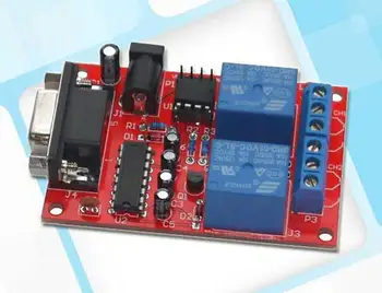 

Free Shipping! 1pc SR-104 serial control 2-channel relay module SENSOR