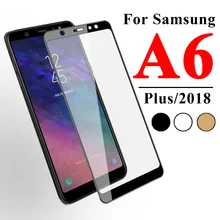 Защитное стекло для samsung galaxy a6 plus безопасная защита экрана galax a62018 a6plus 6a a 6 samsong закаленное sumsang