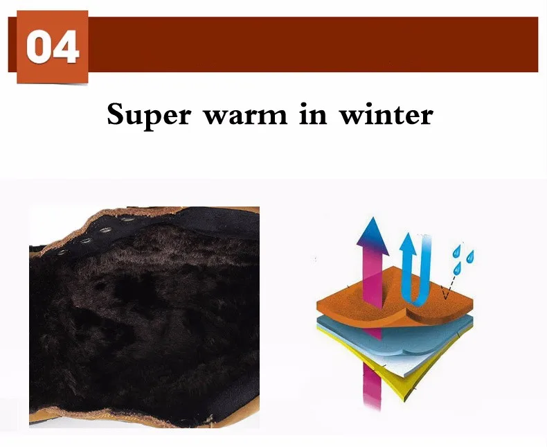 Мужские ботинки из натуральной кожи; зимние ботинки высшего качества размера плюс; высококачественные мужские Ботильоны; Водонепроницаемая Мужская зимняя обувь