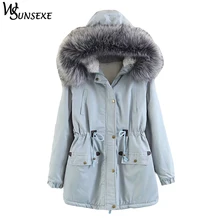 Модные куртки-парки зимние теплые пальто из искусственного меха с капюшоном из овечьей шерсти на молнии повседневные толстовки со шнуровкой, верхняя одежда, куртка