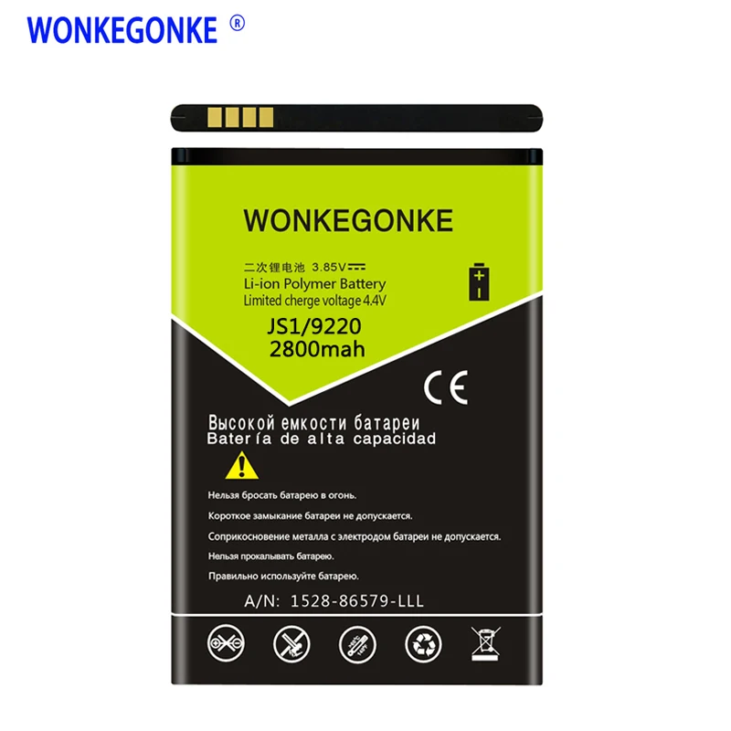 WONKEGONKE JS1 J S1 для Blackberry Curve 9310 9315 9320 9220 мобильный телефон аккумулятор|Аккумуляторы