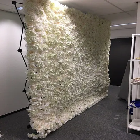 Quadro para o Casamento Backdrops em Linha Flor Preta Parede Dobrável Suporte Reta Banner Expositor Stands Comércio Publicidade Suprimentos Mod. 1433157