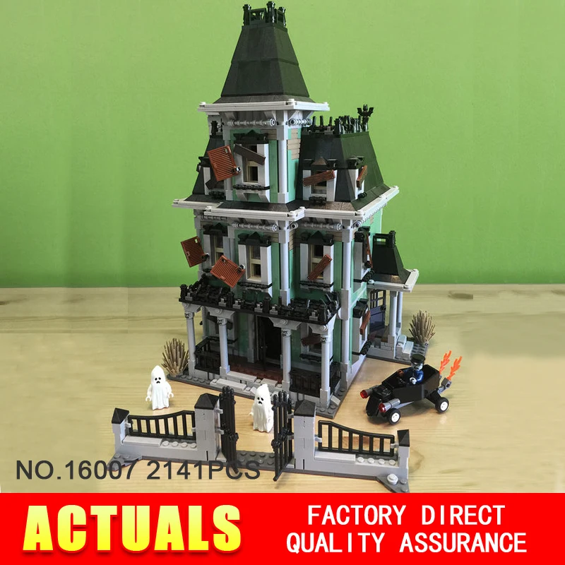 New font b LEPIN b font 16007 2141Pcs Monster fighter The haunted house Model set Building