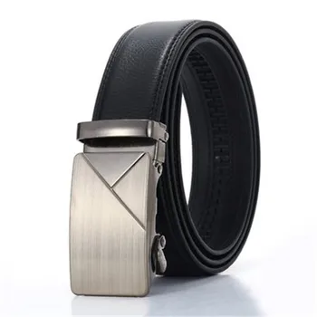 

2019 Mens Automatic belts male Leather Belts Men Business Popular Male Brand Black Belts Luxury designer belts110-125cm