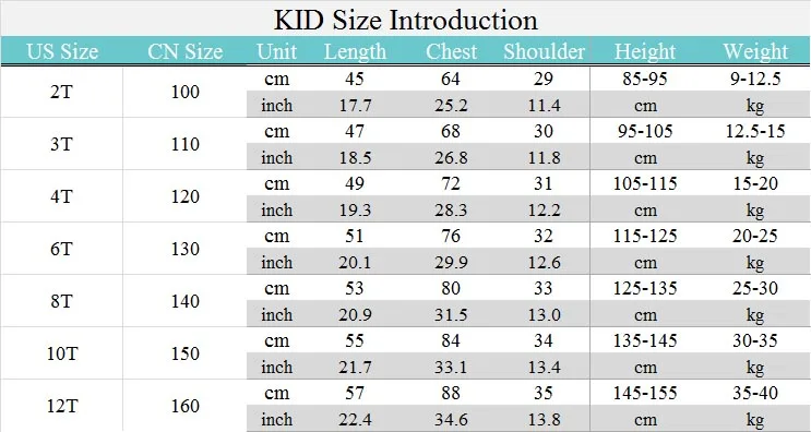 KID SIZE