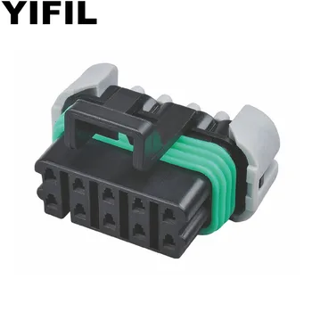 

2/5/10/20/50/100pcs/lot 10 Pin/Way Female Metri-Pack Sealed 150 Series 14 AMP Automotive Connector Plug For DELPHI 12065425