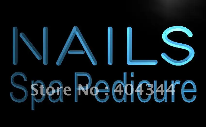 

LB357- Nails Spa Pedicure Beauty Salon LED Neon Light Sign home decor crafts