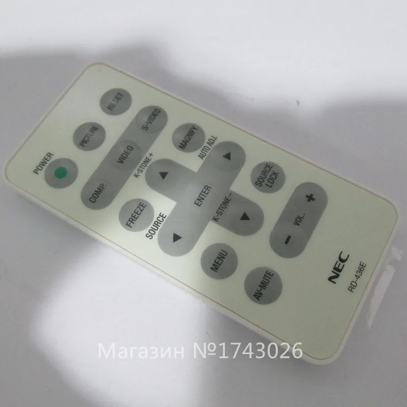 

Original NP200+ projector remote control NP100+ projector remote control RD-436E IC ...