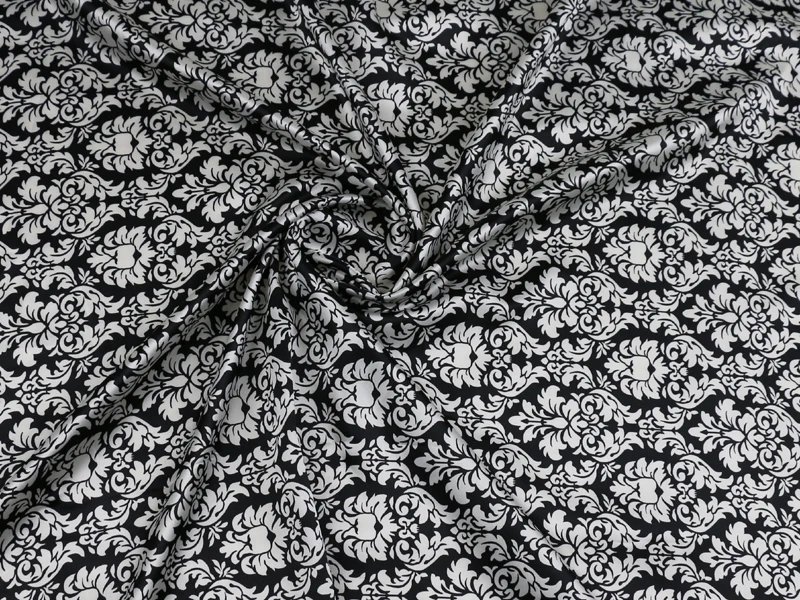 African Fabric Damascus Print Satin Handmake DIY Patchwork Accessories Tissus Au Metre | Дом и сад