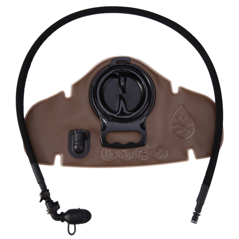 

1.5L Sports Cycling Water Bladder Waist Bag Hydration Silicone Nozzle Bite Valve Water Bag For Running Outdoor Camping Bags