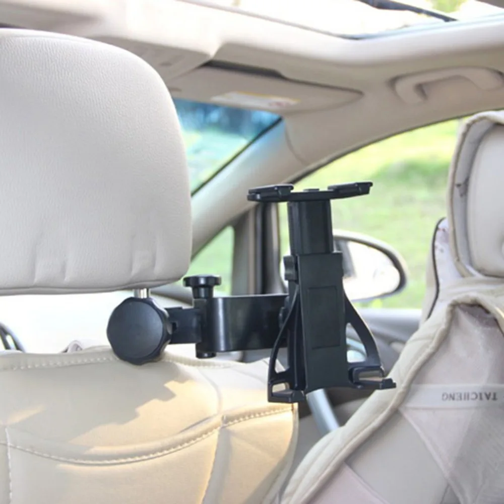 Универсальный автомобильный держатель для планшета, Автомобильный подголовник, крепление для планшета, Регулируемая на 360 градусов, кронштейн для заднего сиденья для iPad или другого планшета