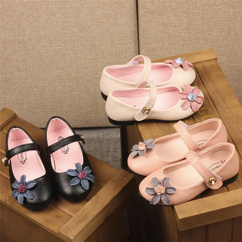 Sandals 2019 summer new Summer Children Kid Girls Solid Floral Sandals Princess Casual Shoes modis #4M13 (3)